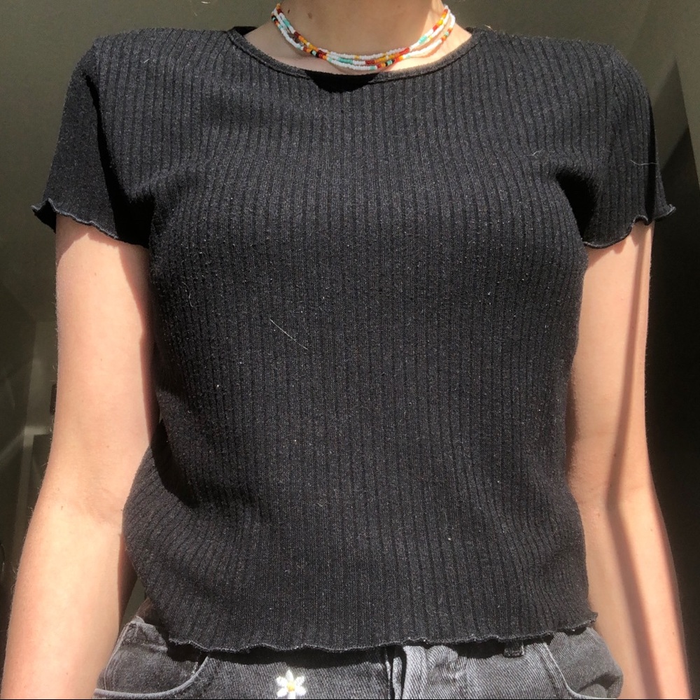lettuce trim crop top